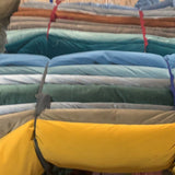 Stock Off-cut holland and italian velvet