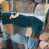 Stock Off-cut holland and italian velvet