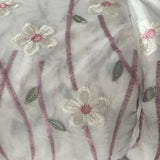 Mixed emrboidery sheer