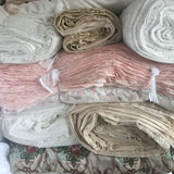 Mixed emrboidery sheer