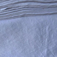 Whitened jacquard curtain fabric