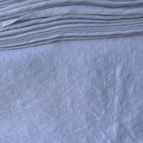 Whitened jacquard curtain fabric