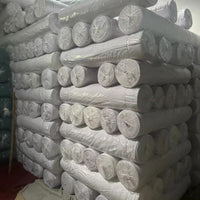 Whitened jacquard curtain fabric