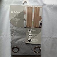 Coated full blackout curtain