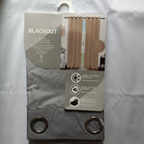 Coated full blackout curtain