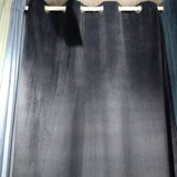 Plain velvet ready made curtain