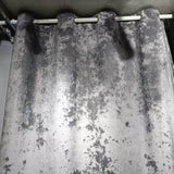 Plain velvet ready made curtain