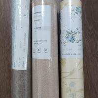 Stock lot leftover wall paper/wallcovering