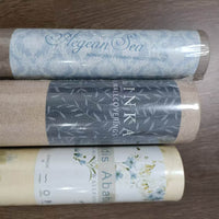 Stock lot leftover wall paper/wallcovering