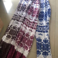 Print brocade curtains fabric