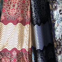 Print brocade curtains fabric