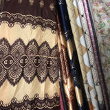 Print brocade curtains fabric