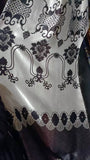 Print brocade curtains fabric