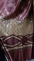 Print brocade curtains fabric