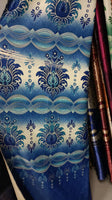 Print brocade curtains fabric