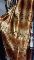 Print brocade curtains fabric