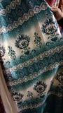 Print brocade curtains fabric