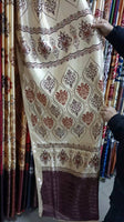 Print brocade curtains fabric