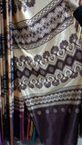 Print brocade curtains fabric