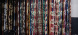 Print brocade curtains fabric