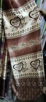 Print brocade curtains fabric