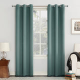 Ready made Solid Blackout Grommet Single Curtain Panel
