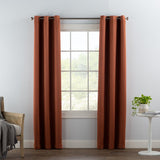Ready made Solid Blackout Grommet Single Curtain Panel