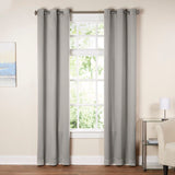 Ready made Solid Blackout Grommet Single Curtain Panel