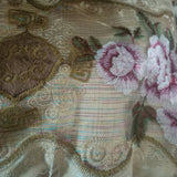 Chemical lace embroidery curtains fabric