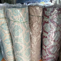 Big floral chenille jacquard curtains fabric