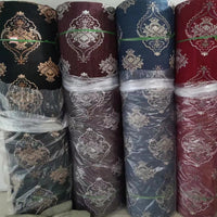 Chenille jacquard curtain fabric