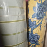 Printed or embroidery linen curtain fabric