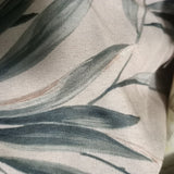 Printed linen curtain fabric