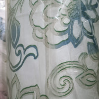 Printed jacquard curtain fabric